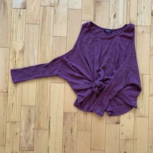 Fashion Nova Waffle-Knit Top